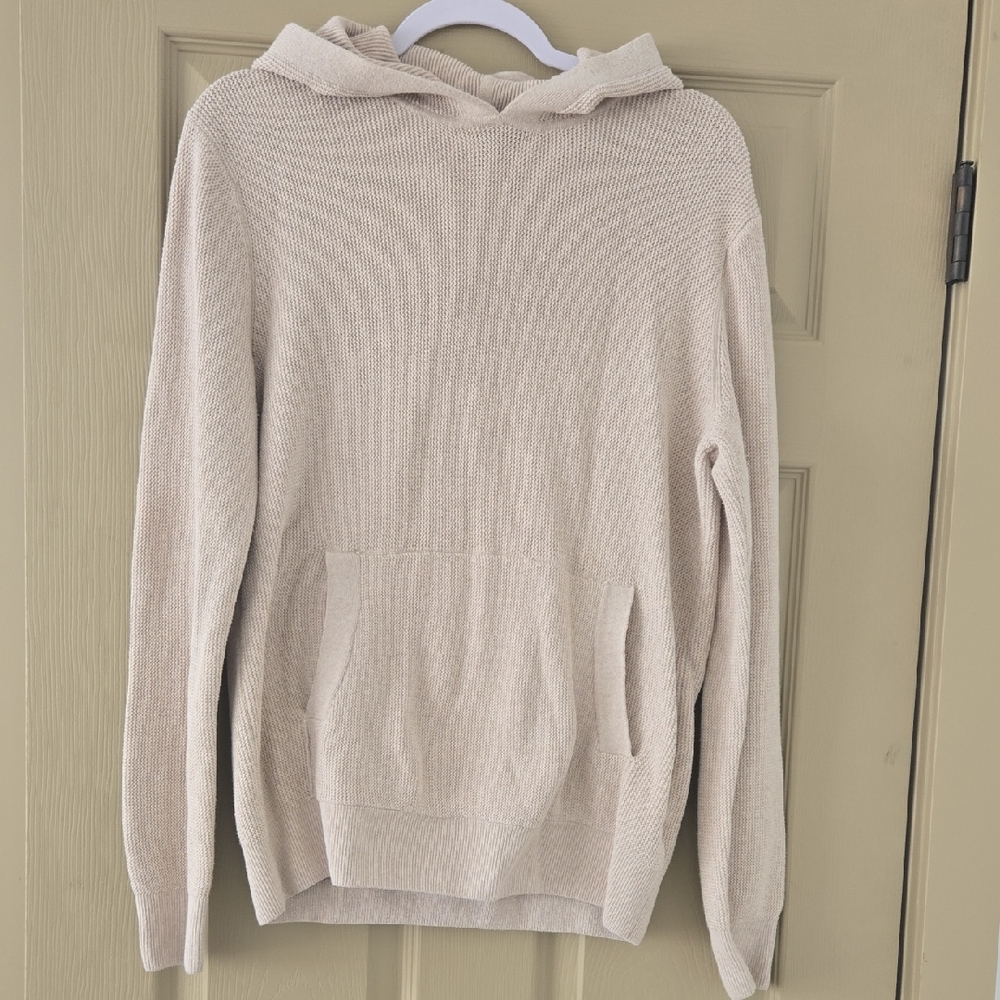 Banana Republic Cream Hooded Sweater